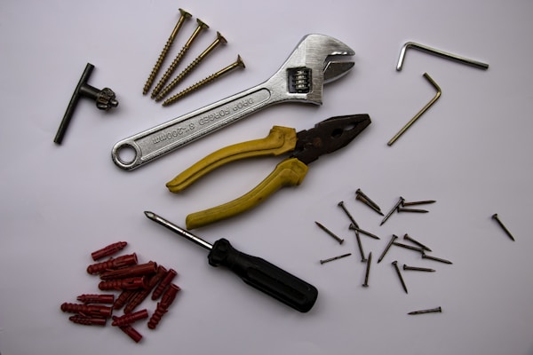 Handyman tools and repair work