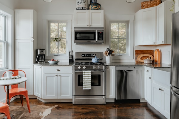 Kitchen with modern appliances