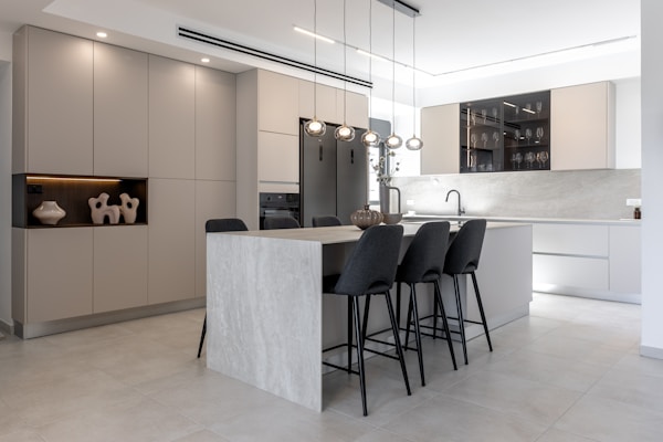 Modern kitchen remodel with island